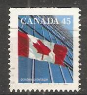 Canada  1995  Definitives; Flag 17 X 21 Mm  (o) P.13.75 X 13.25 - Postzegels