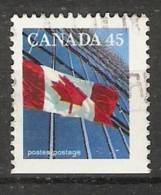 Canada  1995  Definitives; Flag 17 X 21 Mm  (o) P.13.75 X 13.25 - Sellos (solo)