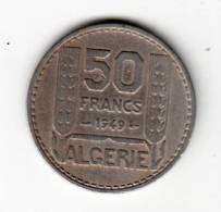 Pièce - France Colonie Algérie - 50 Francs - 1949 - Other & Unclassified