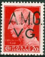 ITALIA, ITALY, TRIESTE, OCCUPAZIONE ANGLO-AMERICANA, AMG VG, 1946, NUOVO (MNH**), Scott 1LN1A, Michel IT-VG TR-2 - Neufs