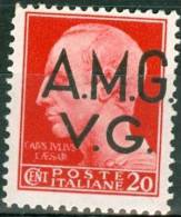 ITALIA, ITALY, TRIESTE, OCCUPAZIONE ANGLO-AMERICANA, AMG VG, 1946, NUOVO (MNH**), Scott 1LN1A, Michel IT-VG TR-2 - Ungebraucht