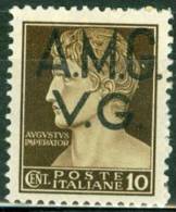 ITALIA, ITALY, TRIESTE, OCCUPAZIONE ANGLO-AMERICANA, AMG VG, 1945, NUOVO (MNH**), Scott IT 1LN7A - Mint/hinged