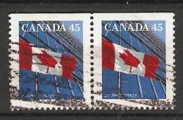 Canada  1995  Definitives; Flag 17 X 21 Mm  (o) P.13.75 X 13.25 - Francobolli (singoli)