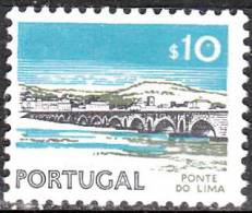 PORTUGAL -1972 - 1981, Paisagens Monumentos (1.º, 2.º, 3.º E 4.º Grupos) Emissão Base  $10  (*) MNG  MUNDIFIL  Nº 1127 - Unused Stamps
