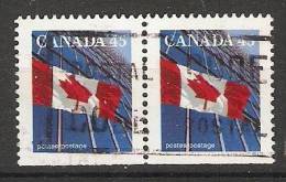 Canada  1995  Definitives; Flag 17 X 21 Mm  (o) P.13.75 X 13.25 - Postzegels