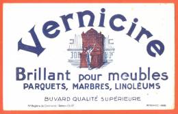 Buvard  "  Vernicire - Brillant Pour Meubles  " - Farben & Lacke