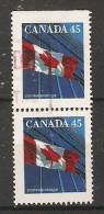 Canada  1995  Definitives; Flag 17 X 21 Mm  (o) P.14.75 - Postzegels