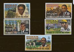 Lot 49 - B 11 - Turks Et Caiques** N° 508 à 512 -Personnages Célèbres - Turks & Caicos