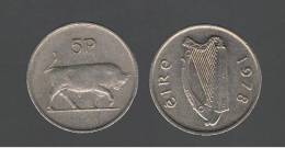 IRLANDA - IRELAND -   5 Pence 1978  KM22 - Irland