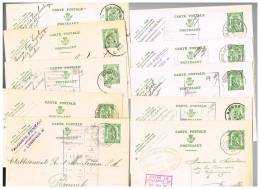 C692 - Lot De 10 Cartes N° 112 Oblitérées - Postkarten 1934-1951