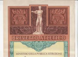 C0991 - DIPLOMA - BREVETTO ATLETICO - ISTITUTO SOLFERINO - MILANO 1951 - Atletica