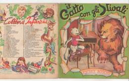 C1002 - Albo Illustrato R.M. - Collana Infanzia - IL GATTO CON GLI STIVALI Editrice Boschi Anni '50 - Anciens