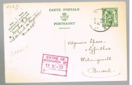 C724 - Carte N° 112D Oblitérée Laeken - Postcards 1934-1951
