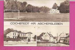 COCHSTEDT  -  *3 ANSICHTEN ( SPORTPLATZ - OBERSCHULE - GOETHEPLATZ)* -  Verlag  BILD U. HEIMAT Aus Reichenbach  -  N°246 - Weissenfels