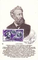 Carte Maximum MONACO N° Yvert 1132 (Jules VERNE) Obl Sp Ill 1er Jour (Ed Vivant) - Cartas Máxima