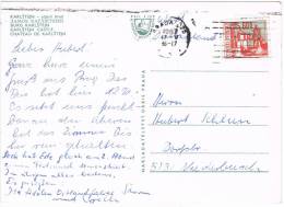 2429. Postal PRAHA (Checslovaquia) 1987, Hrad Karlstejn - Cartas & Documentos