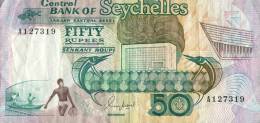 Seychelles .  50 Rupees .  P. 34 . - Seychelles