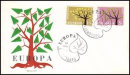 Luxemburg 1962, Europa CEPT - Storia Postale