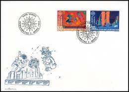 Lichtenstein 1992, Cover Europa CEPT - Covers & Documents