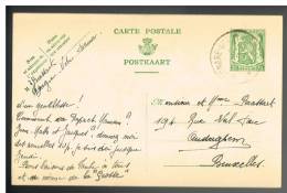 C738 - Carte N° 117 Oblitérée Tongre-notre-Dame (cachet à étoiles) - Postkarten 1934-1951
