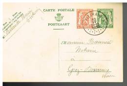 C751 - Carte N° 118 Oblitérée Piétrain, Cachet à étoiles - Cartes Postales 1934-1951