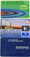 3 CARTES BANCAIRES  Thailande - Vervallen Bankkaarten