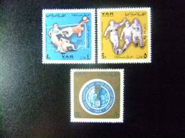 YEMEN YAR  1966 COPA DEL MUNDO DE FOOTBALL EN LONDRES  Yvert &Tellier  Nº  Aereo   60 / 62  ** MNH - 1966 – England