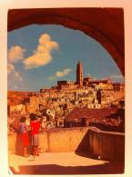 MATERA--VEDUTA PARZIALE DEL SASSO BARISANO--ANIMATA--FG--V - Matera