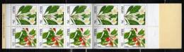 PALAU Fleurs  Papillons (theme Secondaire Sur Couverture)  (Yvert CARNET N° C162) ** MNH Perforate - Andere & Zonder Classificatie