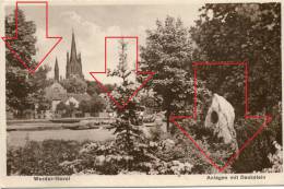 GERMANY> .CPA WERDER-HAVEL,ANLAGEN  MIT DENKSTEIN,SEE SCAN - Werder