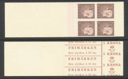 Sweden 1963 Facit #: HA 9 Type B Repeated Text, Type O, MHN (**) - 1951-80