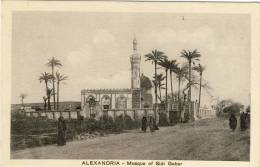 ALEXANDRIA - Mosque Of Sidi Gaber -  2 Scans  EGIPTO - Alexandrië