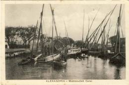 ALEXANDRIA - Mahmoudieh  Canal -  2 Scans  EGIPTO - Alexandrie