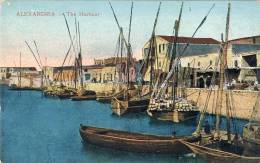 ALEXANDRIA - The Harbour -  2 Scans  EGIPTO - Alexandrie