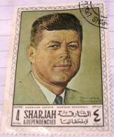 Sharjah 1968 John F Kennedy 4r - Used - Sharjah