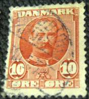 Denmark 1907 King Frederick VIII 10ore - Used - Usati