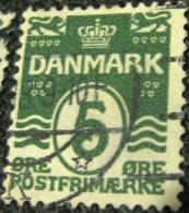 Denmark 1905 Numeral 5ore - Used - Oblitérés