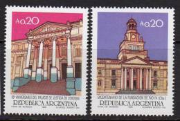 M833.-.ARGENTINIEN  / ARGENTINA  .-. 1986 . MI# : 1847-48 .-. MNH - ARCHITECTURE - Nuevos