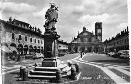 VIGEVANO-PIAZZA DUCALE-AUTO D'EPOCA-PUBBLICITA' MOTTA - Vigevano