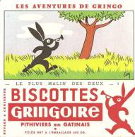 Buvard Biscottes Gringoire  Le Plus Malin Des Deux -1 - Biscottes