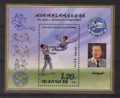 COREE KOREA BLOC FEUILLET 1992 TAEKWON-DO CHAMPIONNATS DU MONDE - Unclassified