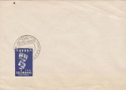 MARCOPHILIE , SAAR, 1953  COVER LETTRE,  SAARMESSE SAARBRUCKEN,Mi 341/ 4035 - Lettres & Documents