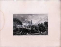 Burg Dornsberg Hieß Eigentlich Burg Tarantsberg  - Gravur Auf Stahl Nach Thomas ALLOM - Gegen 1840 - Andere & Zonder Classificatie