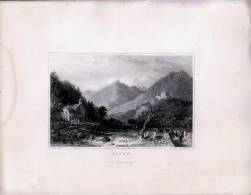 Gayen Tirol  - Gravur Auf Stahl Nach Thomas ALLOM - Gegen 1840 - Andere & Zonder Classificatie