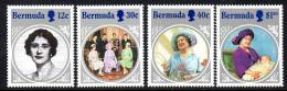 Bermuda 1986 Life & Times Of The Queen Mother Set Of 4, MNH - Bermuda