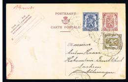 C766 - Carte N° 119 NF Oblitérée Kortrijk, à Destination De L'Allemagne, Avec TP Compl. (06/09/1940) - Cartes Postales 1934-1951