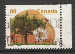 Canada  1994  Definitives Trees: Westcot Apricot (o) Phos. Frame - Timbres Seuls