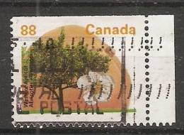 Canada  1994  Definitives Trees: Westcot Apricot (o) Phos. Frame - Francobolli (singoli)