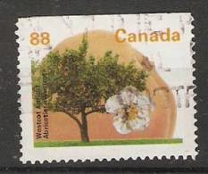 Canada  1994  Definitives Trees: Westcot Apricot (o) Phos. Frame - Single Stamps