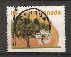 Canada  1994  Definitives Trees: Westcot Apricot (o) Phos. Frame - Timbres Seuls